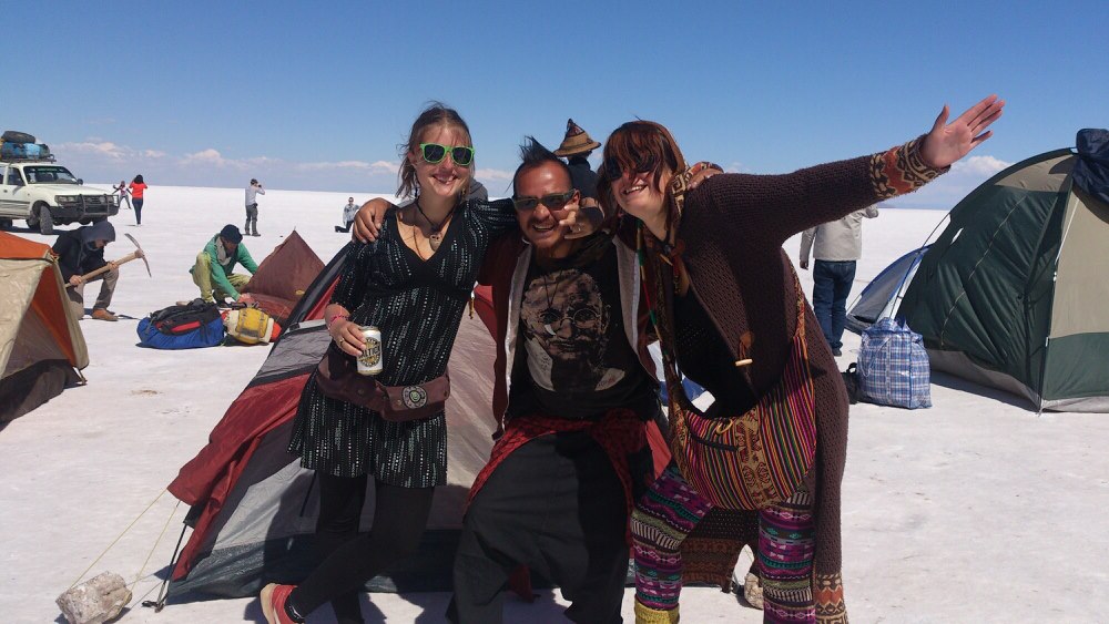 Aplankytas įspūdingas Ujūnio druskožemis, dar kitaip i&scaron;džiuvusia jūra vadinamas plotas Bolivijoje./ Asmeninio archyvo nuotr.