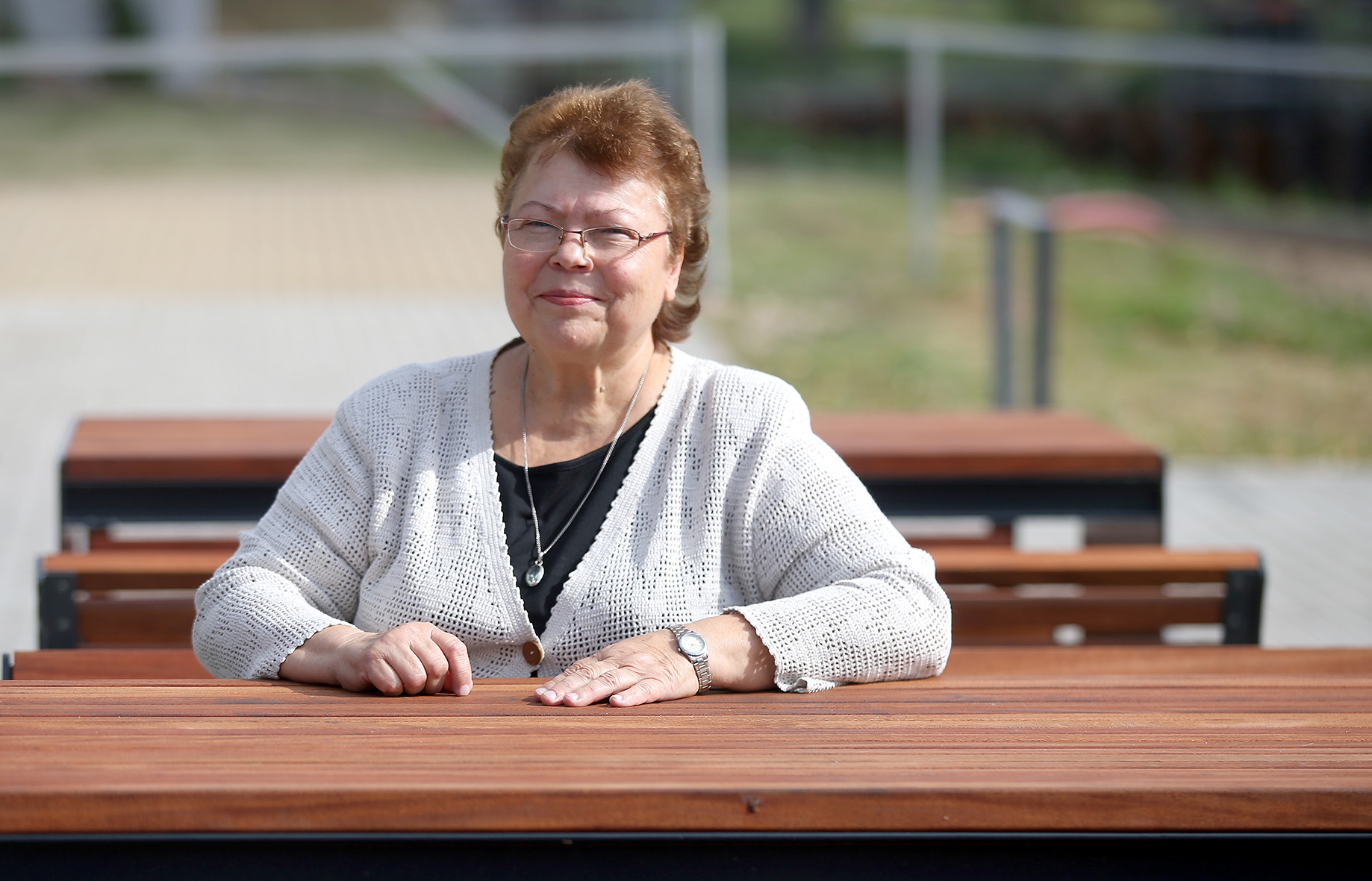 Kėdainių M. Daukšos viešosios bibliotekos direktorė Birutė Ruzgienė apgailestauja, kad atlyginimų klausimą tenka spręsti ne derybomis, o protestais. A. Barzdžiaus nuotr. 