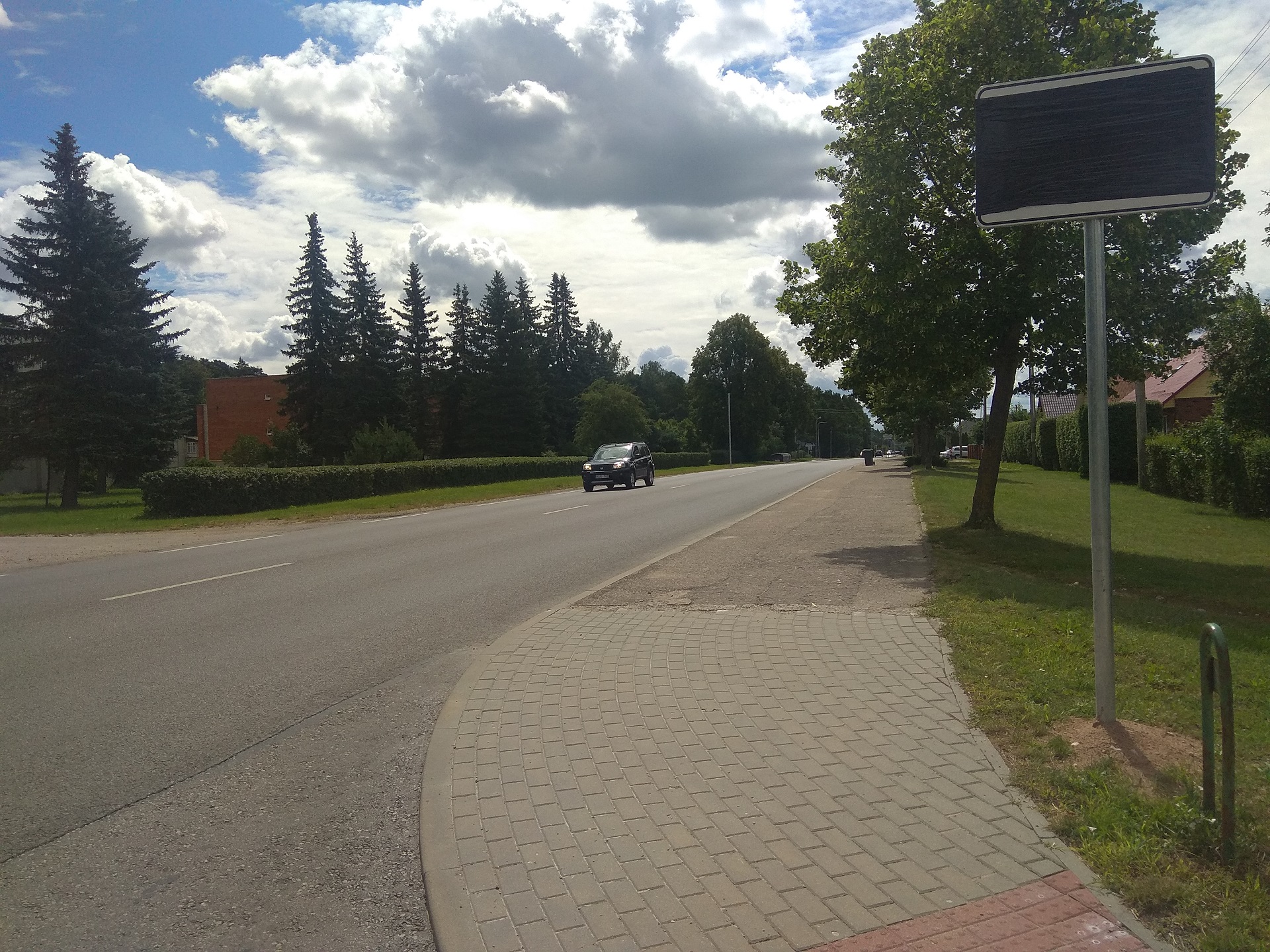 Dar vienas greičio matuoklis bus įrengtas Babėnuose, ties parduotuve „Pušelė“.