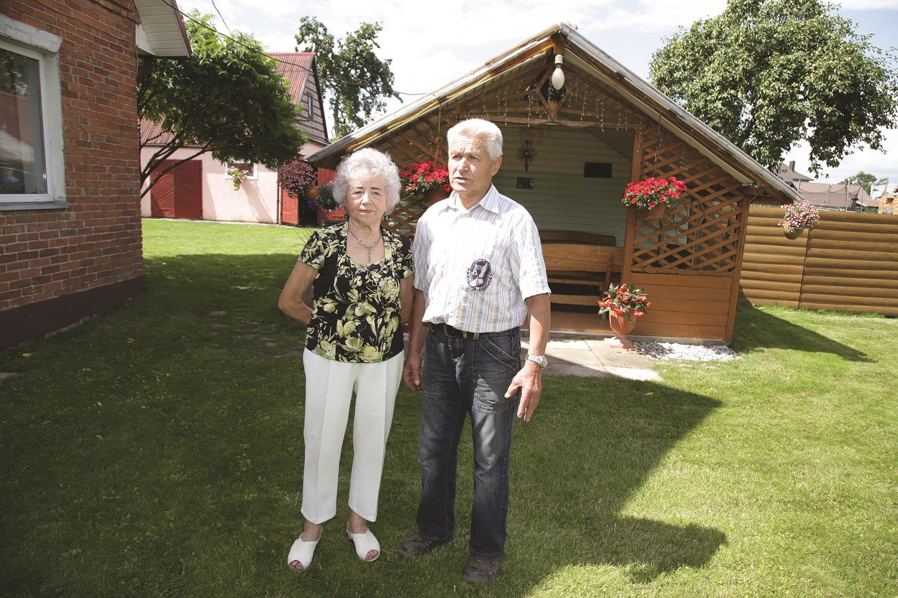 „Mes abu su vyru tokie patys ir suėjome. Mums reikia žmonių. Nežiūrime, kad dėl jų kokį nuostolį turėsime. Svarbiausia, kad prasmingai tą dieną praleidome“, – sako Antanina./ G. Minelgaitės nuotr.