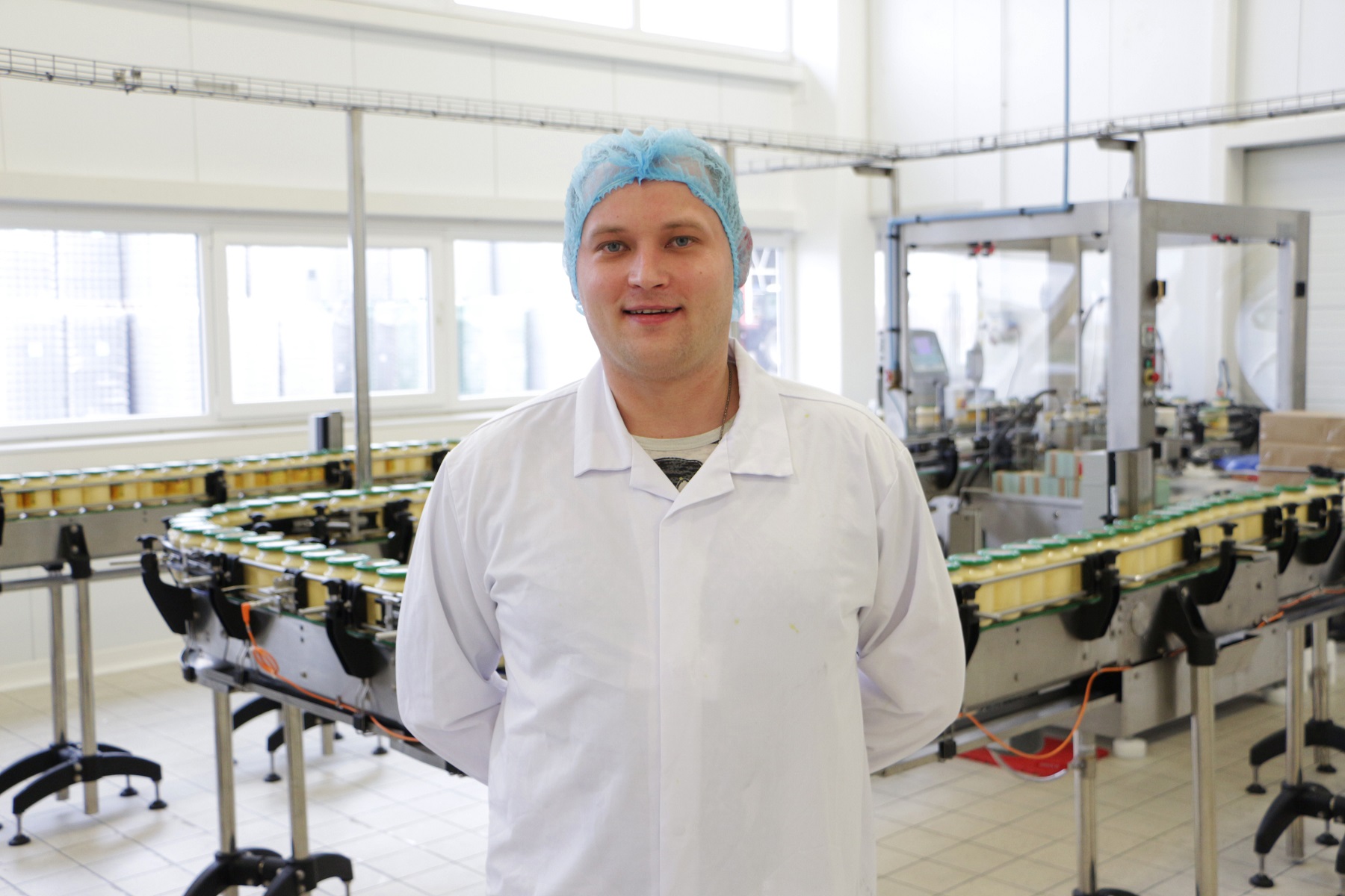 Dainius Nedzveckas, Kėdainių konservų fabriko majonezo, padažų ir kečupo cecho meistras: „Sveikatos draudimą aš vertinu kaip įmonės bonusą. Tai lyg premija, motyvuojanti siekti gerų rezultatų.“/ Aldo Surkevičiaus nuotr.