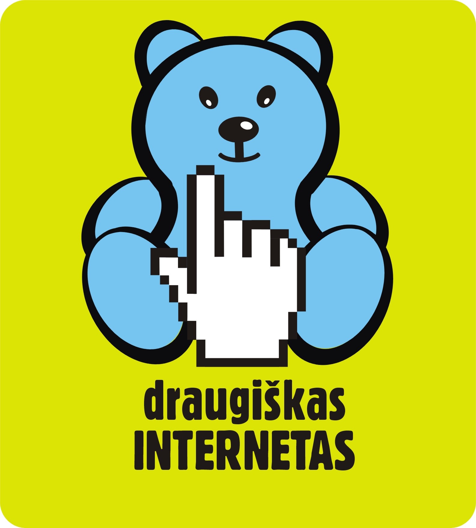 Mielas meškinas atpažįstamas kaip draugiško interneto simbolis.