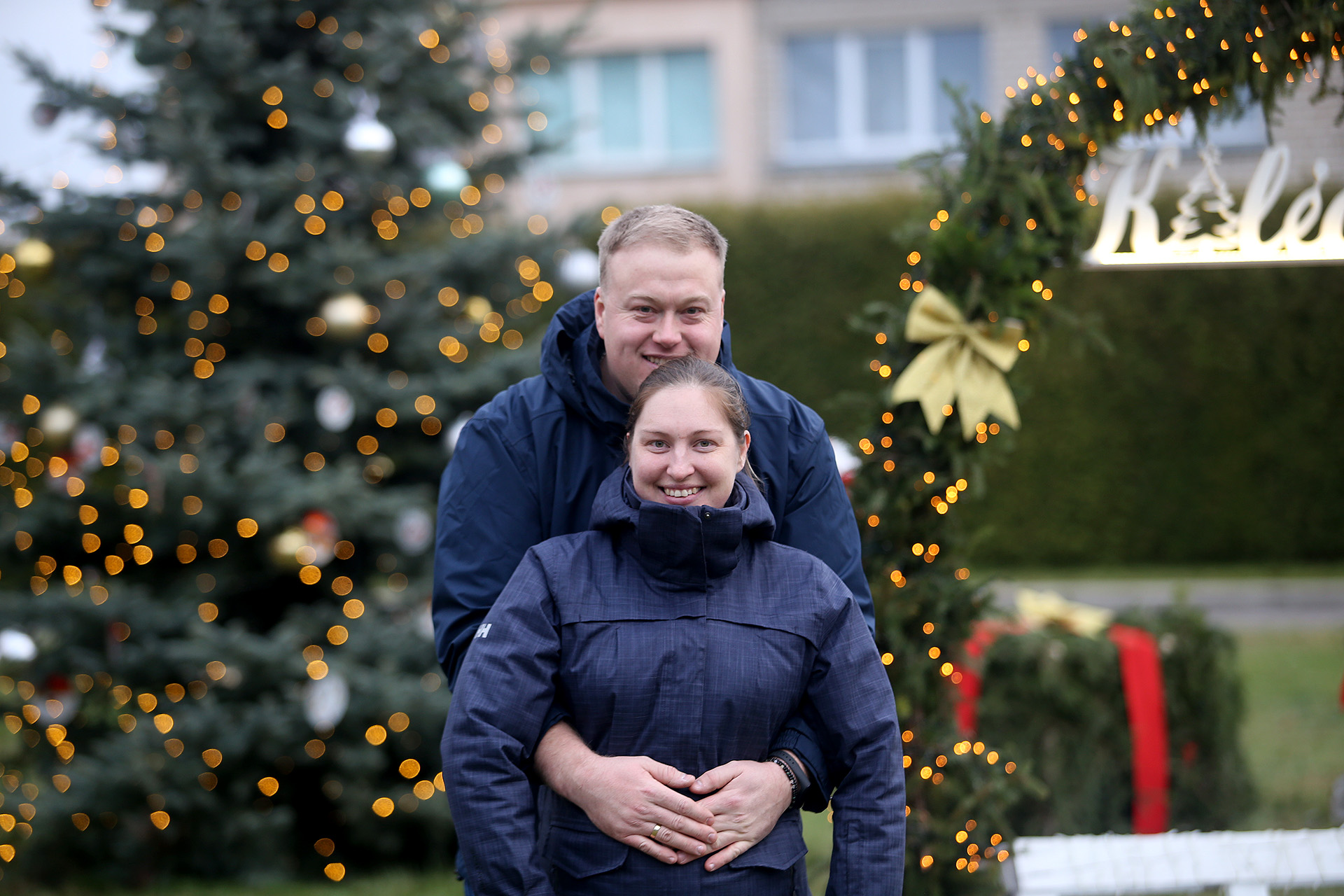 Pasiruošimo darbuose dalyvavo ir Labūnavos bendruomenės centro aktyvistai Edita ir Paulius Baltrušaičiai. / A. Barzdžiaus nuotr. 