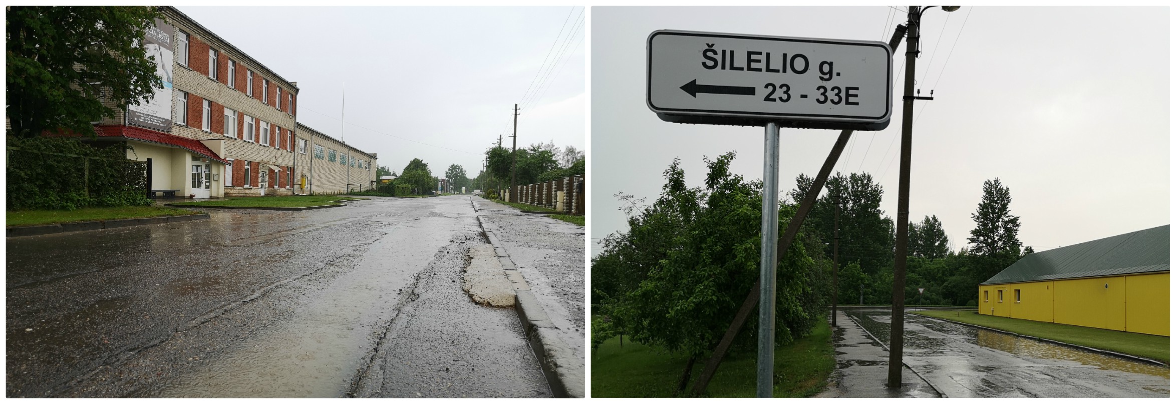 Netrukus bus pradėta tvarkyti ir Šilelio gatvė, kurioje duobių itin gausu. A. Kasparavičiaus nuotr. 