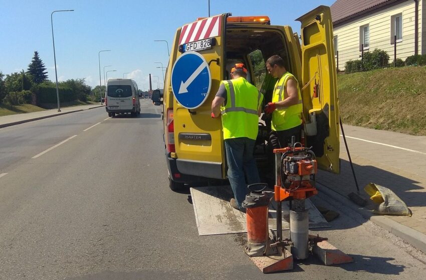  Tiriama Kėdainių miesto J. Basanavičiaus gatvės būklė