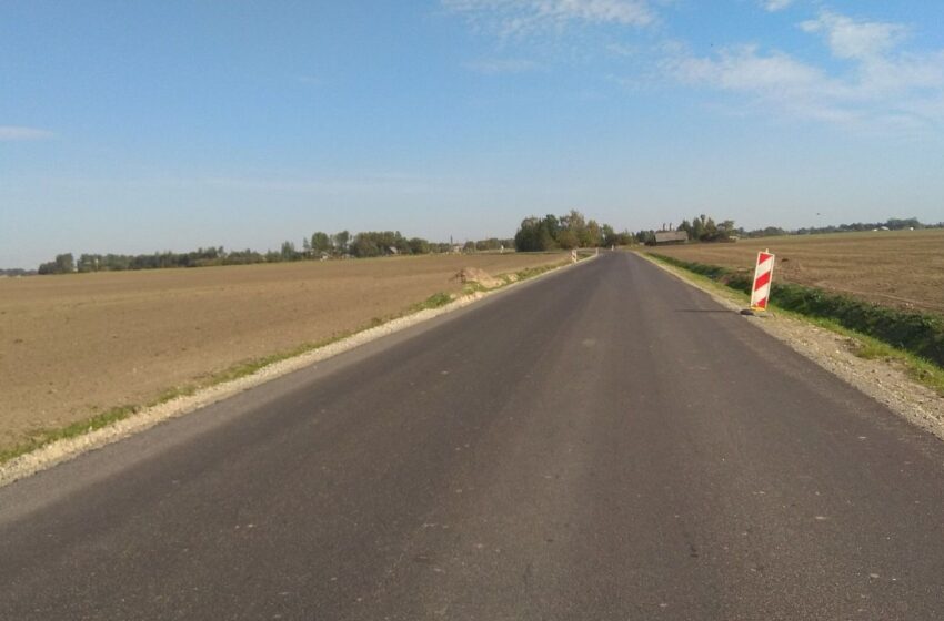  Baigiama kelio Dotnuva–Ąžuolaičiai rekonstrukcija
