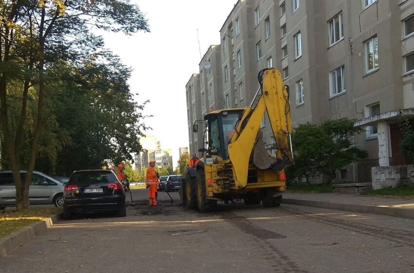 Tvarkomos gatvių duobės ir išdaužos