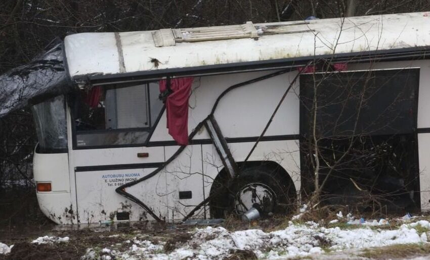  Į avariją patekusio autobuso vairuotojas: moralinės žaizdos kankins visą gyvenimą