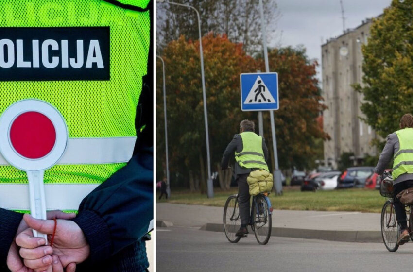  Kėdainiuose reido metu sulaikyta neblaivi dviratininkė