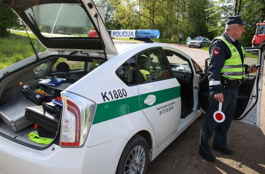  Kėdainių rajone – dar vienas girtas, beteisis vairuotojas