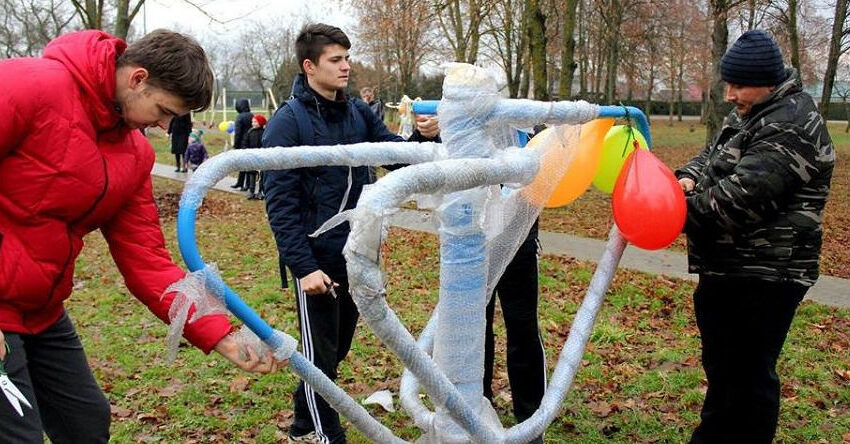  Trijų kampų parke – treniruoklių pristatymas