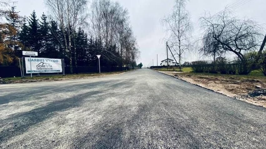  Josvainiuose išasfaltuotos dvi gatvės