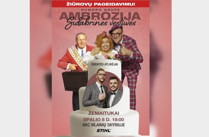  „Sidabrinės vestuvės“ su „Ambrozija“