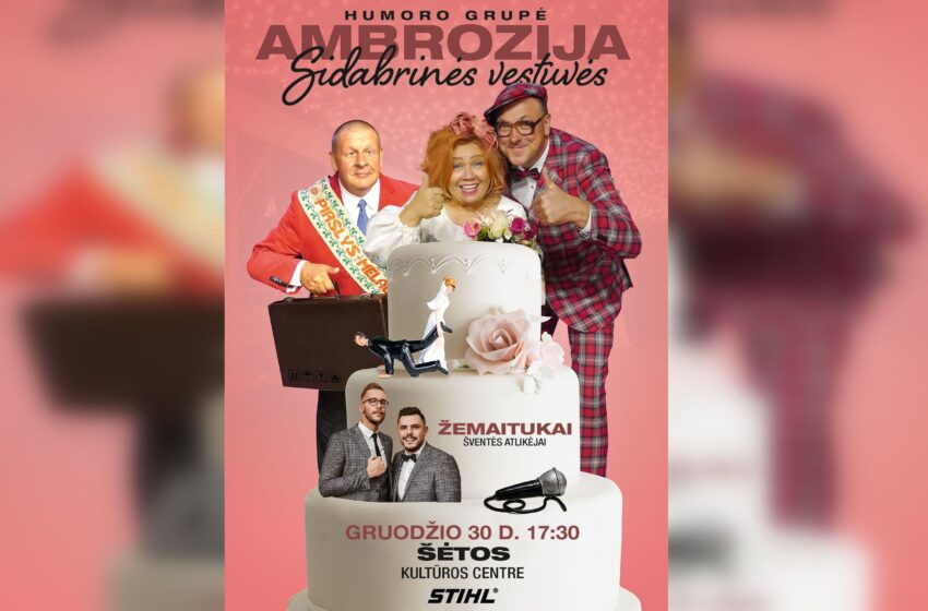  Laimėkite kvietimą į humoro grupės „Ambrozija“ šou!