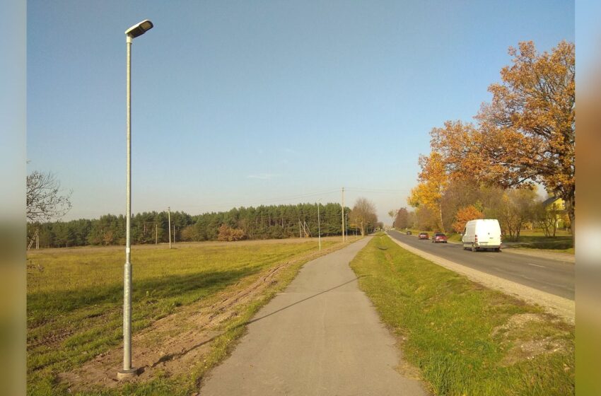  Kauno gatvėje įrengtas apšvietimas