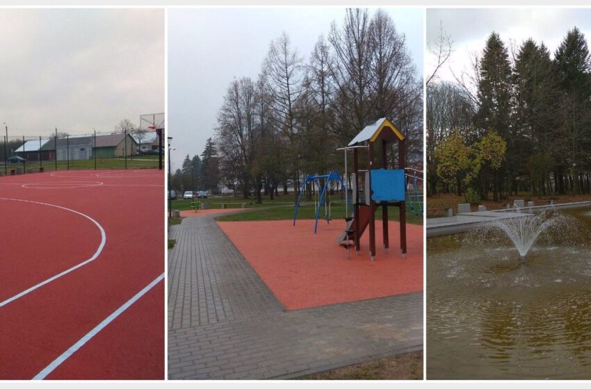  Vilainiuose baigti viešųjų erdvių atnaujinimo darbai