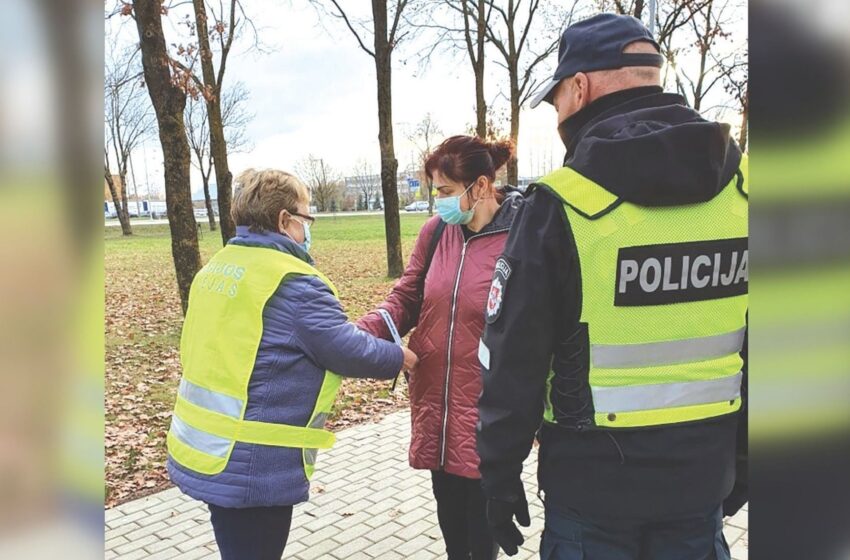  Kėdainiečiams išdalinta gausybė atšvaitų