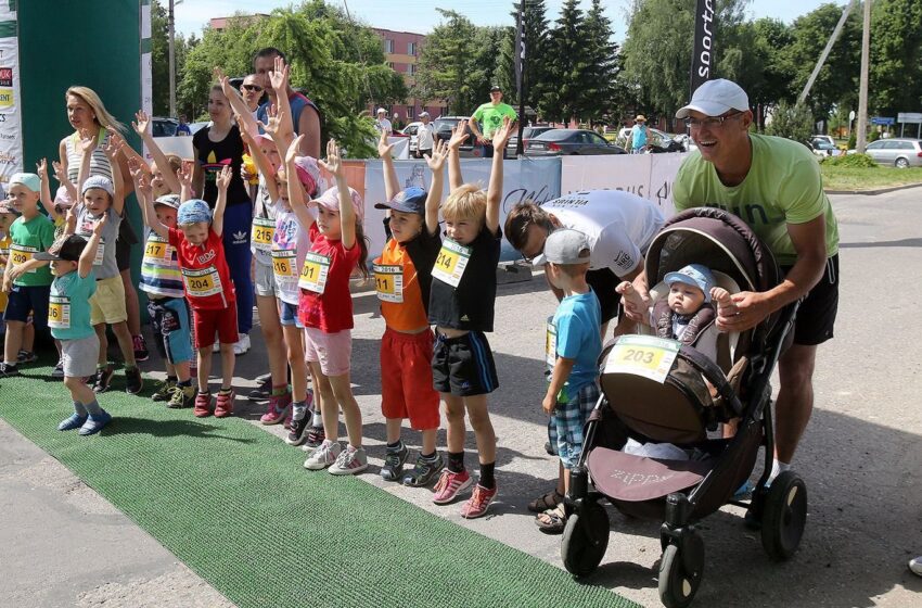  Šėta bėga: jauniausias bėgikas – kūdikio vežimėlyje (fotogalerija, video reportažas)