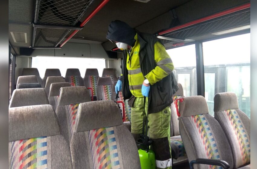  Autobusus Kėdainiuose dezinfekuos dar intensyviau