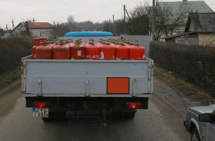  Dujų balionų keitimui – 10 mln. eurų valstybės paramos