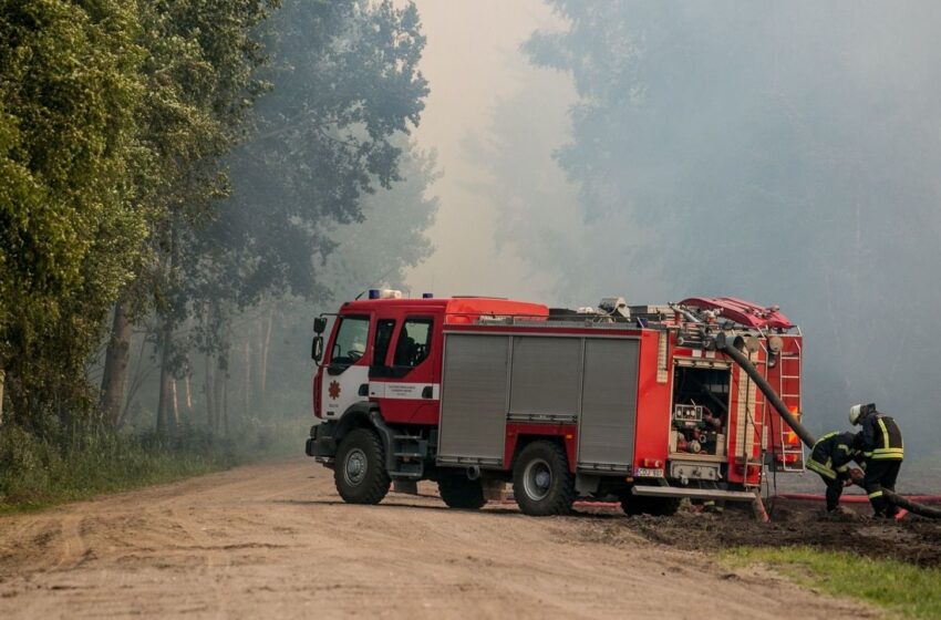  Krakių seniūnijoje išdegė 500 arų ražienų