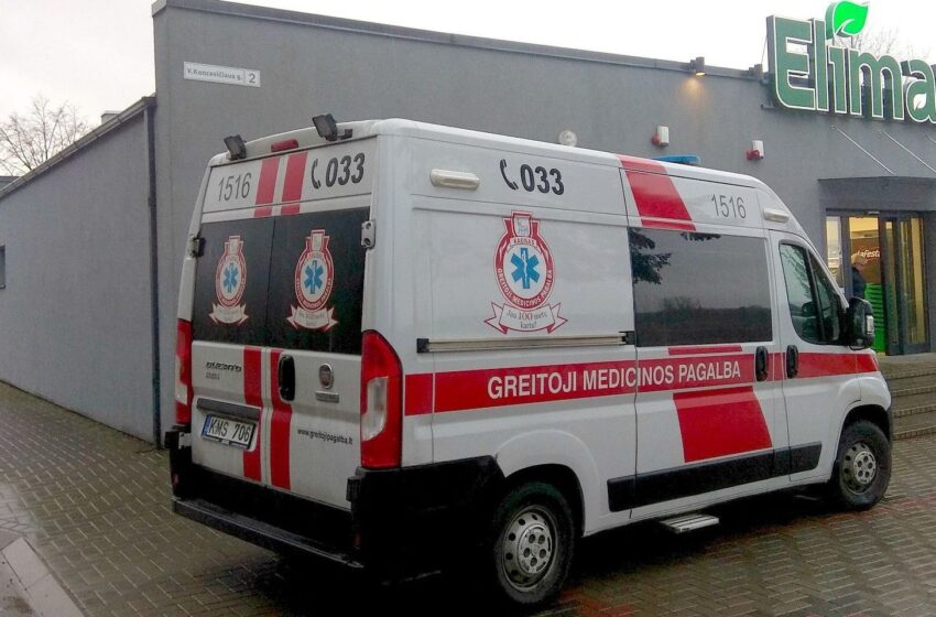  Kėdainių rajone jau budi Kauno greitosios pagalbos medikų komanda