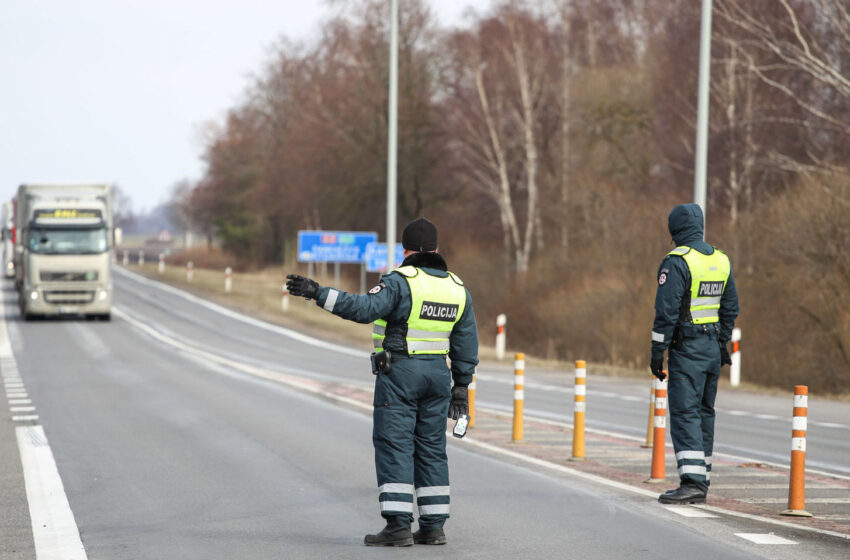  Prieš pažeidėjus – gausios policijos pajėgos