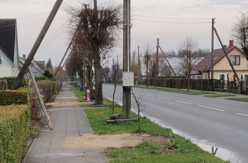  Dotnuvoje baigiami įrengti vandentiekio ir buitinių nuotekų tinklai