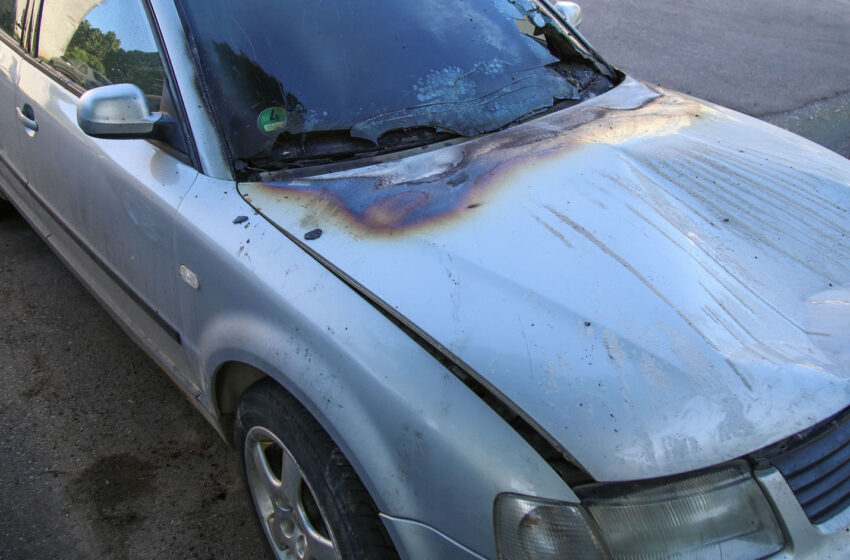  Padegtas policijos pareigūno automobilis (fotogalerija, video reportažas)