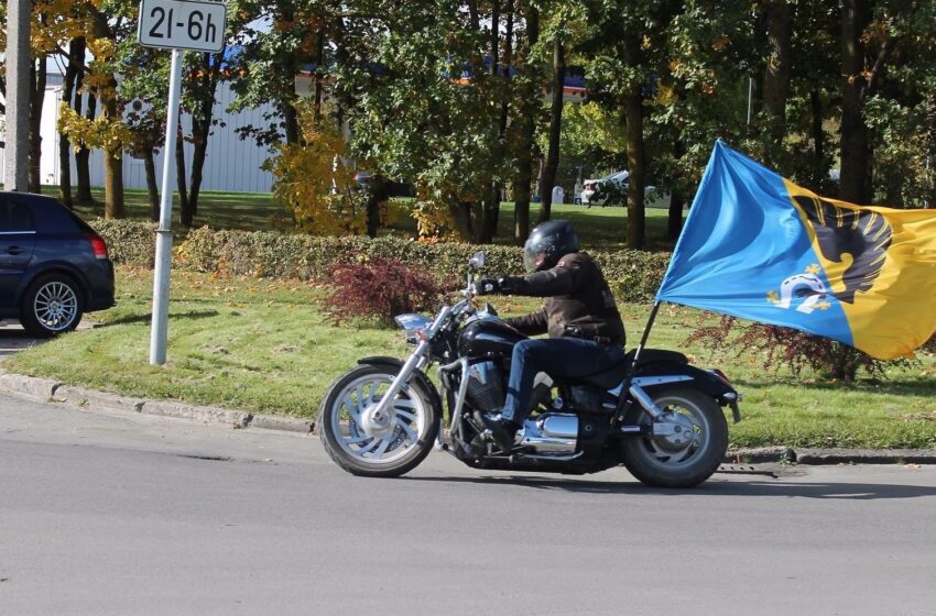  Kėdainiuose griaudės motociklai