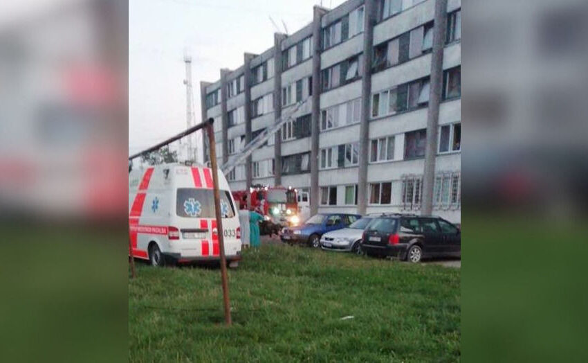  Šėtos gatvės bendrabutyje ir vėl kilo gaisras