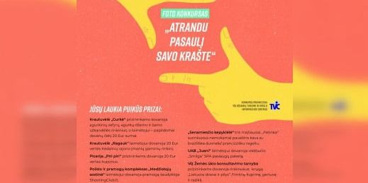  Dalyvaukite konkurse „Atrask pasaulį savo krašte“