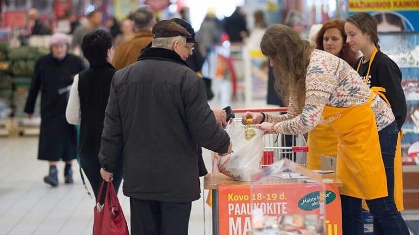  „Maisto bankas“ kvies aukoti nepasiturinčiųjų maitinimui