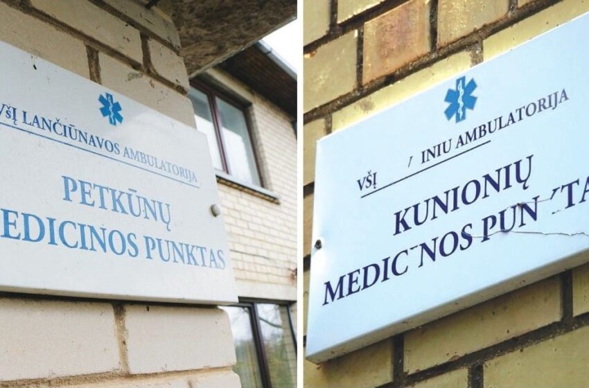  Koks likimas laukia medicinos punktų?