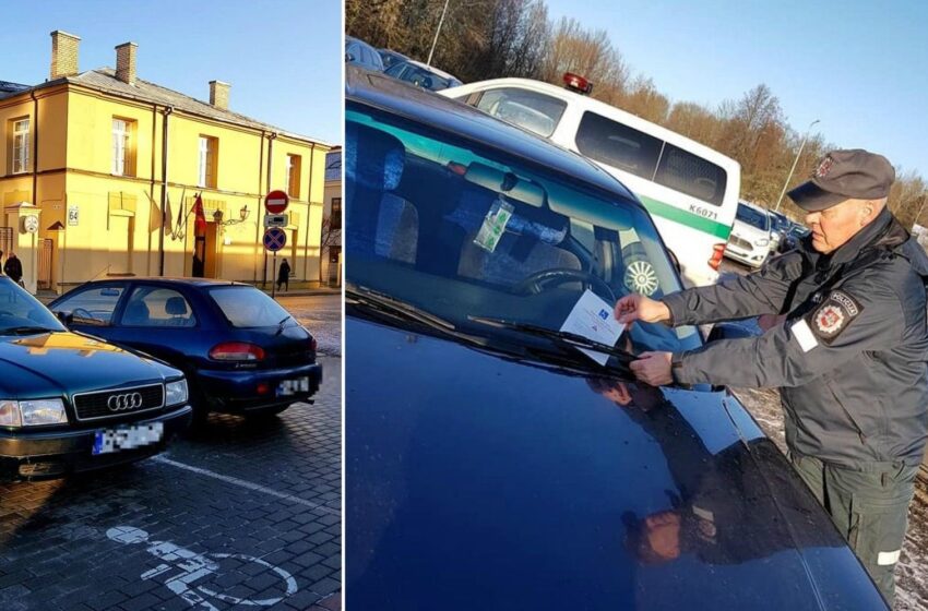  Tikrino neįgaliųjų parkavimo vietas