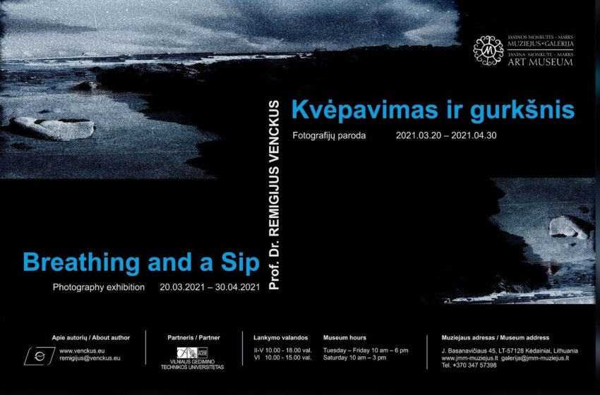  J. Monkutės-Marks muziejuje-galerijoje – prof. dr. R. Venckaus paroda „Kvėpavimas ir gurkšnis“