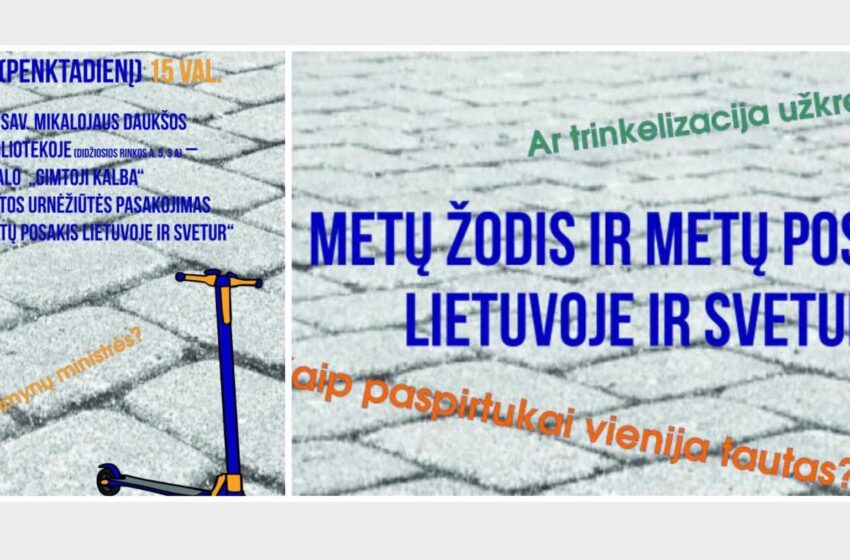  Kviečia į paskaitą apie Metų žodžio ir Metų posakio rinkimus