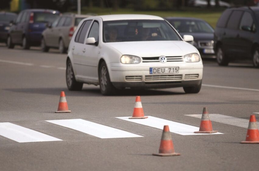  Prieš rugsėjo 1-ąją – perėjų atnaujinimo darbai