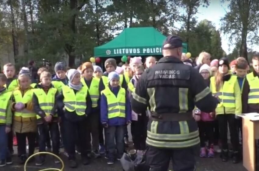  Kėdainių policijoje – daugiau kaip pusė tūkstančio moksleivių (VIDEO REPORTAŽAS)