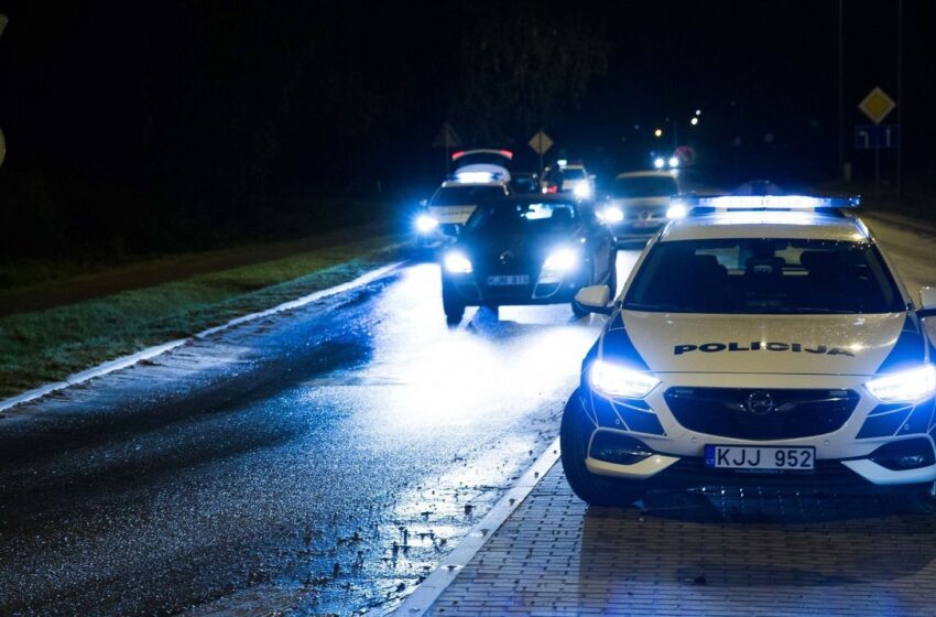  Kėdainiuose sumuštas neuniformuotas policininkas