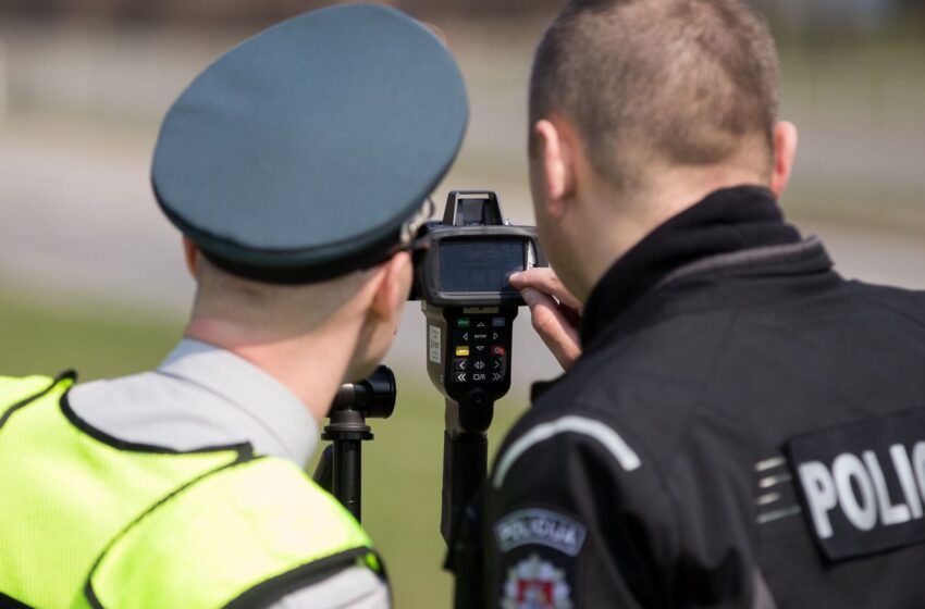  Policija skelbia, kokie reidai vairuotojų laukia gegužę