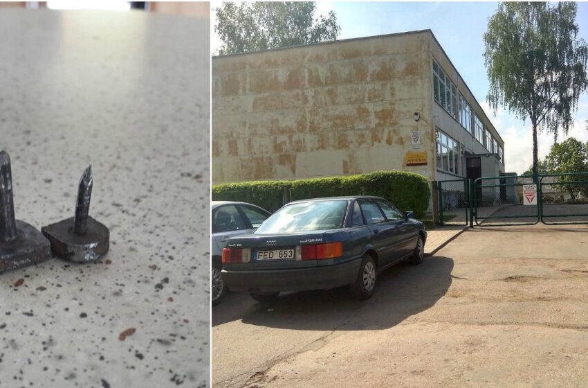  Kėdainiečių košmaras: ne vietoje pastačius automobilį – subadytos padangos