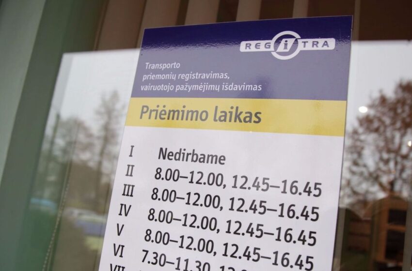  Regitra: patogesnės sąlygos susigrąžinti prarastas teises ir vairuotojo pažymėjimą