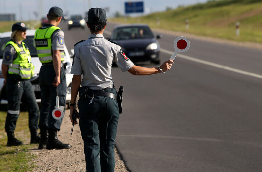  Policija informuoja, kokie reidai laukia birželį