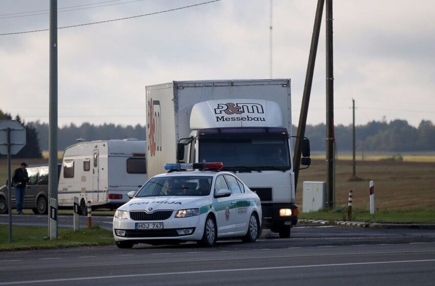  Pirmadienio rytą Kėdainių rajone patikrinta daugiau nei 800 automobilių (foto, video)