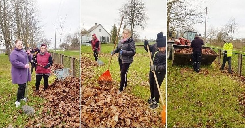  Talka subūrė Vikaičių bendruomenę