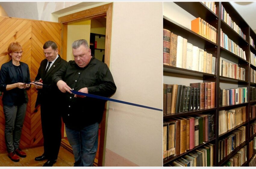  Dotnuvos vienuolyne atidaryta Tėvo Stanislovo knygų biblioteka