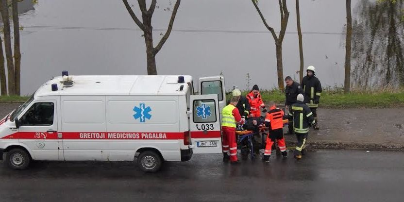  Nevėžio upėje skendo žmogus (foto)