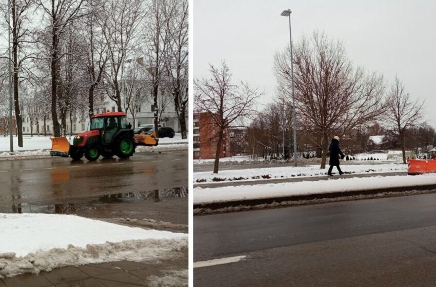  Gausus sniegas – iššūkis kelininkams, komunalininkams ir seniūnijoms