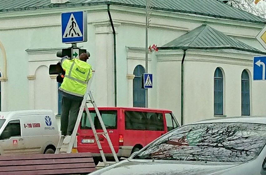  Į Kėdainių gatves sugrįžo žaliosios rodyklės